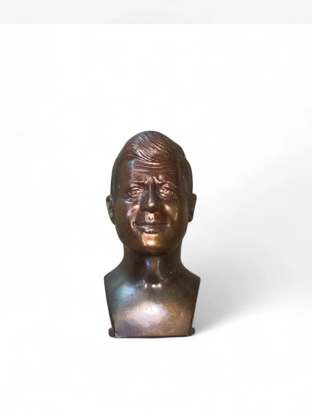 Bronze-Tone John F Kennedy Bust Sculpture - Home Accents